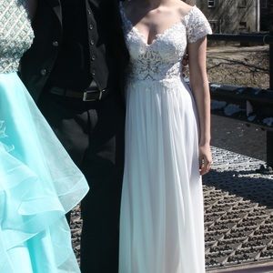 Sherri Hill White Dress